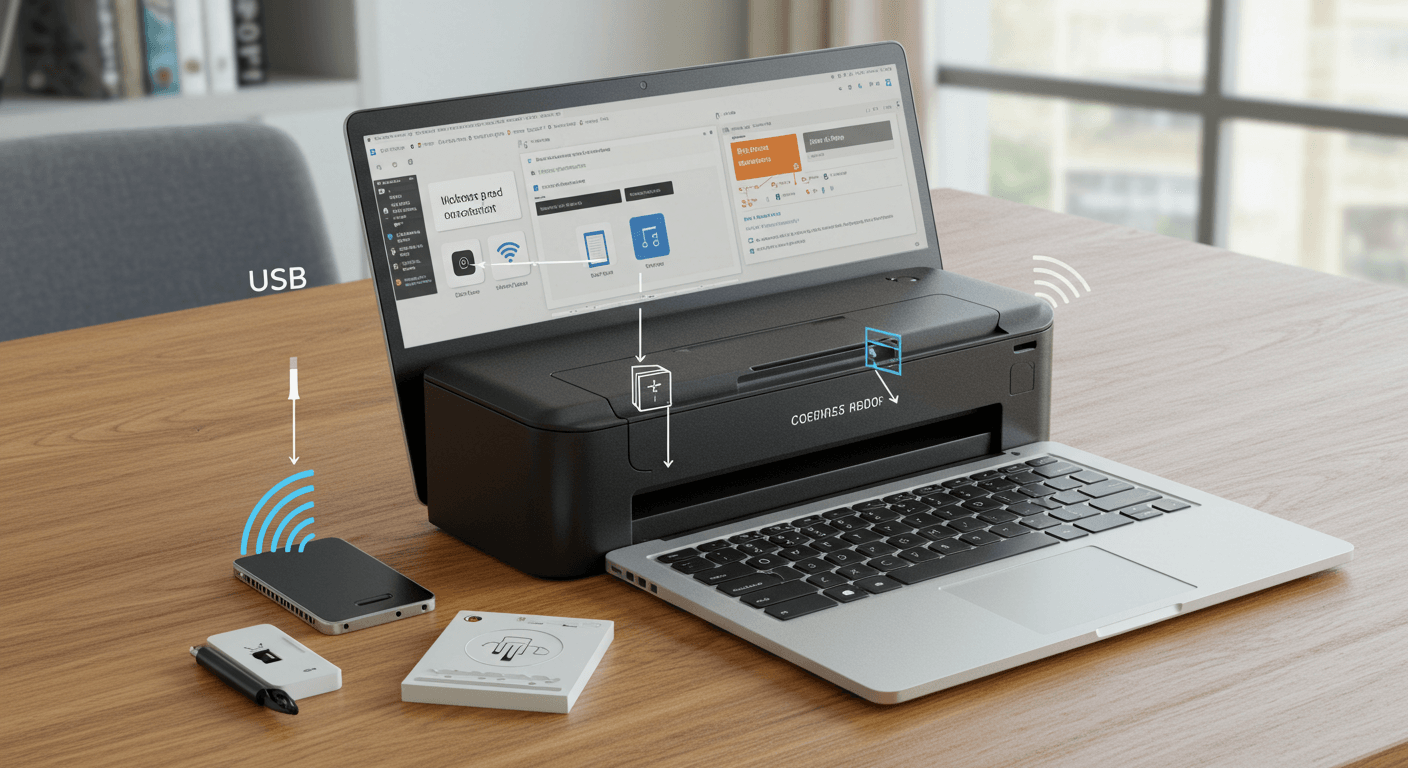 How to Connect a Printer to a Laptop